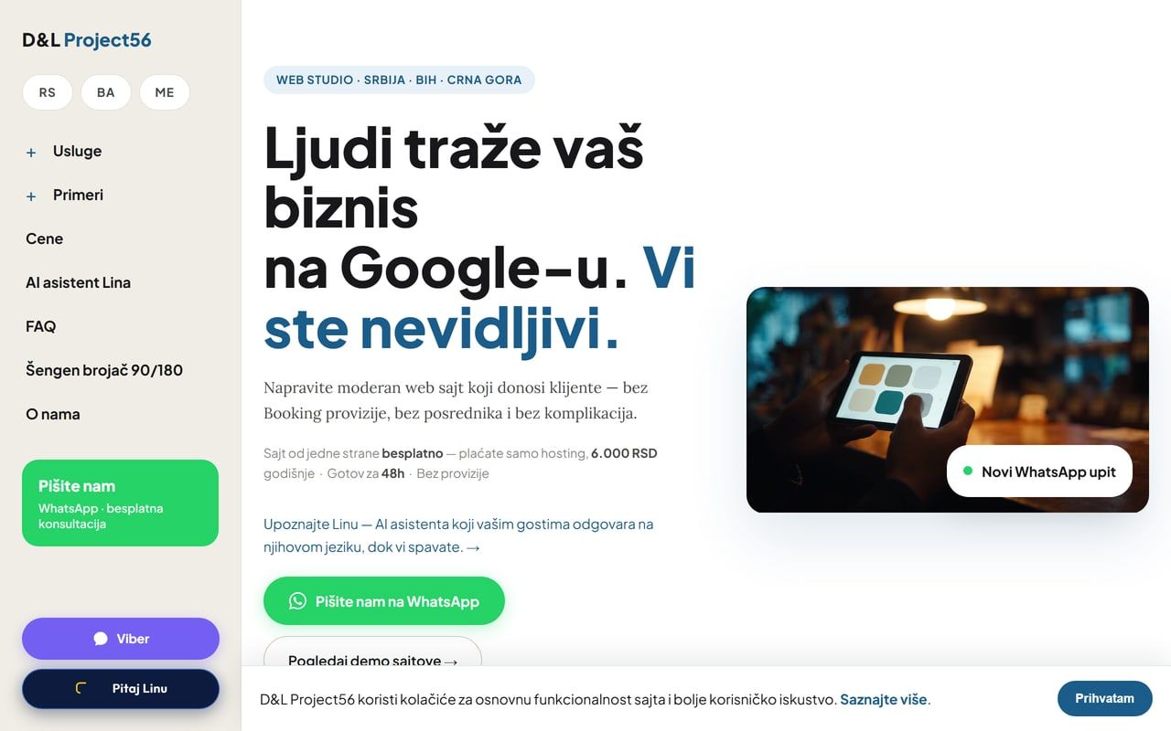 DLProject.tech, the Serbian-language site